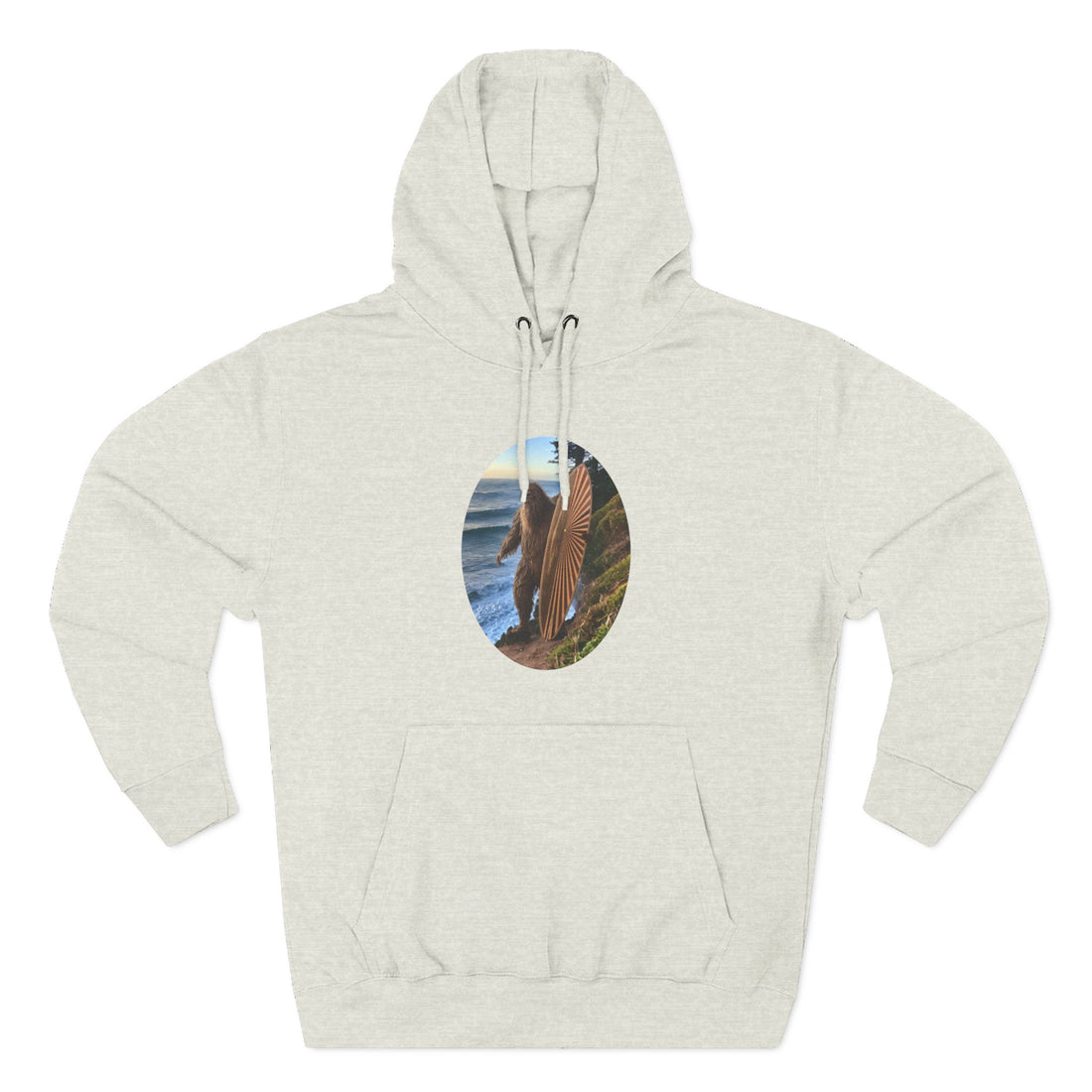 Ventana Real Surfsquatch Unisex - Pull-Over Cotton Blend Fleece Hoodie