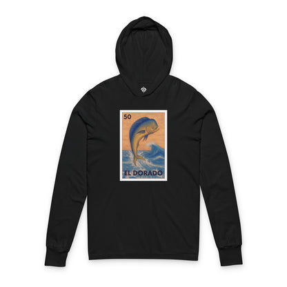 Dorado Lotería cotton hooded long sleeve t-shirt image 4