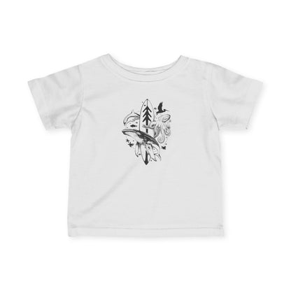 Ventana Monterey Bay by Thiago Bianchini infant cotton t-shirt image 18