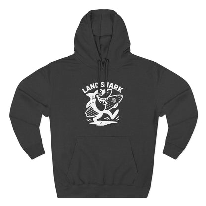 Land Shark Unisex - Pull-Over Cotton Blend Fleece Hoodie