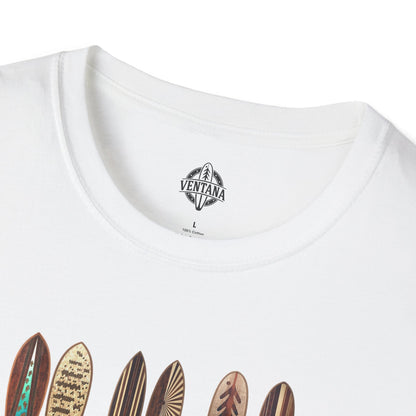 Ventana Wooden Surfboards Unisex - Soft Style U.S. Cotton T-Shirt