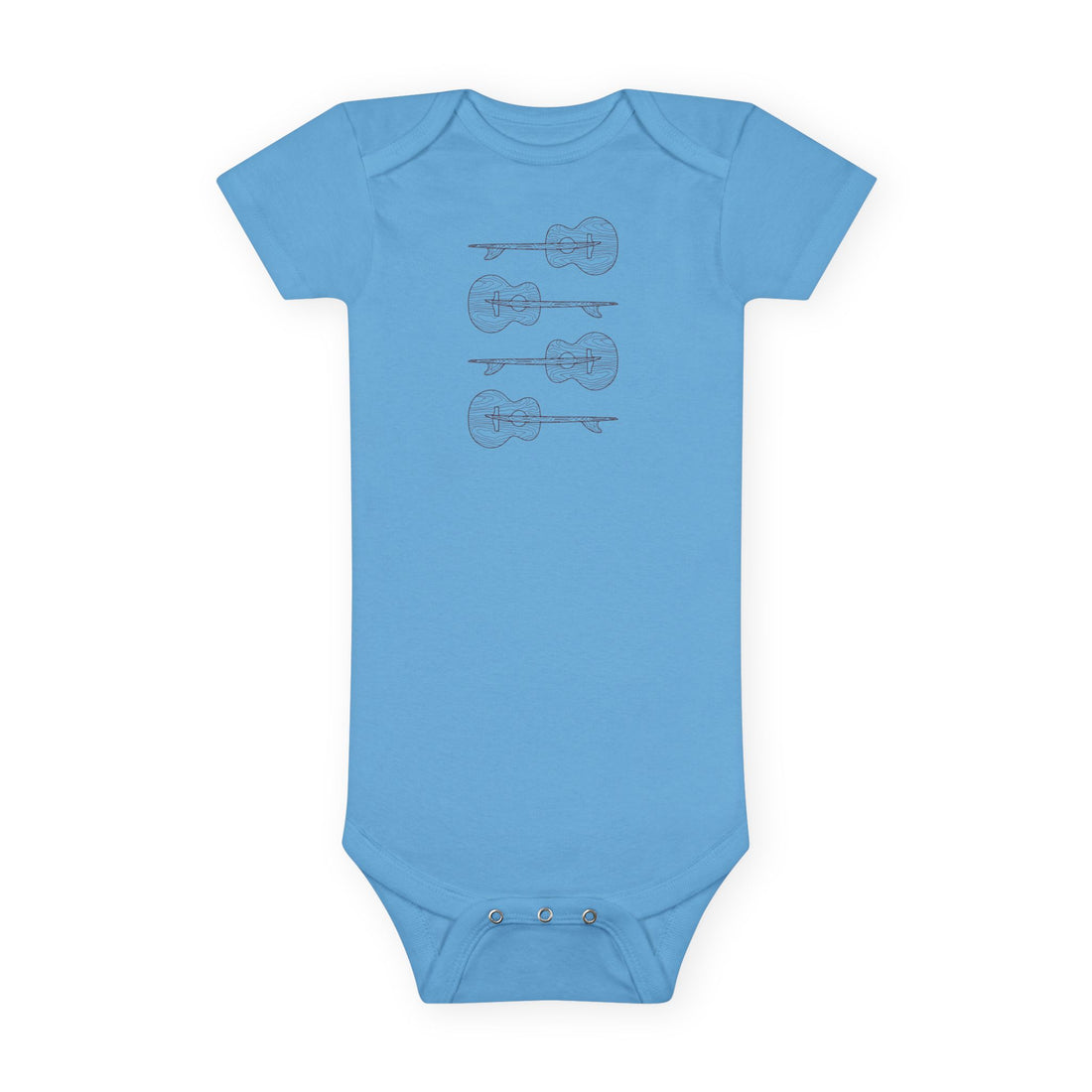 Ventana Santa Cruz Guitar Collab baby cotton onesie image 1