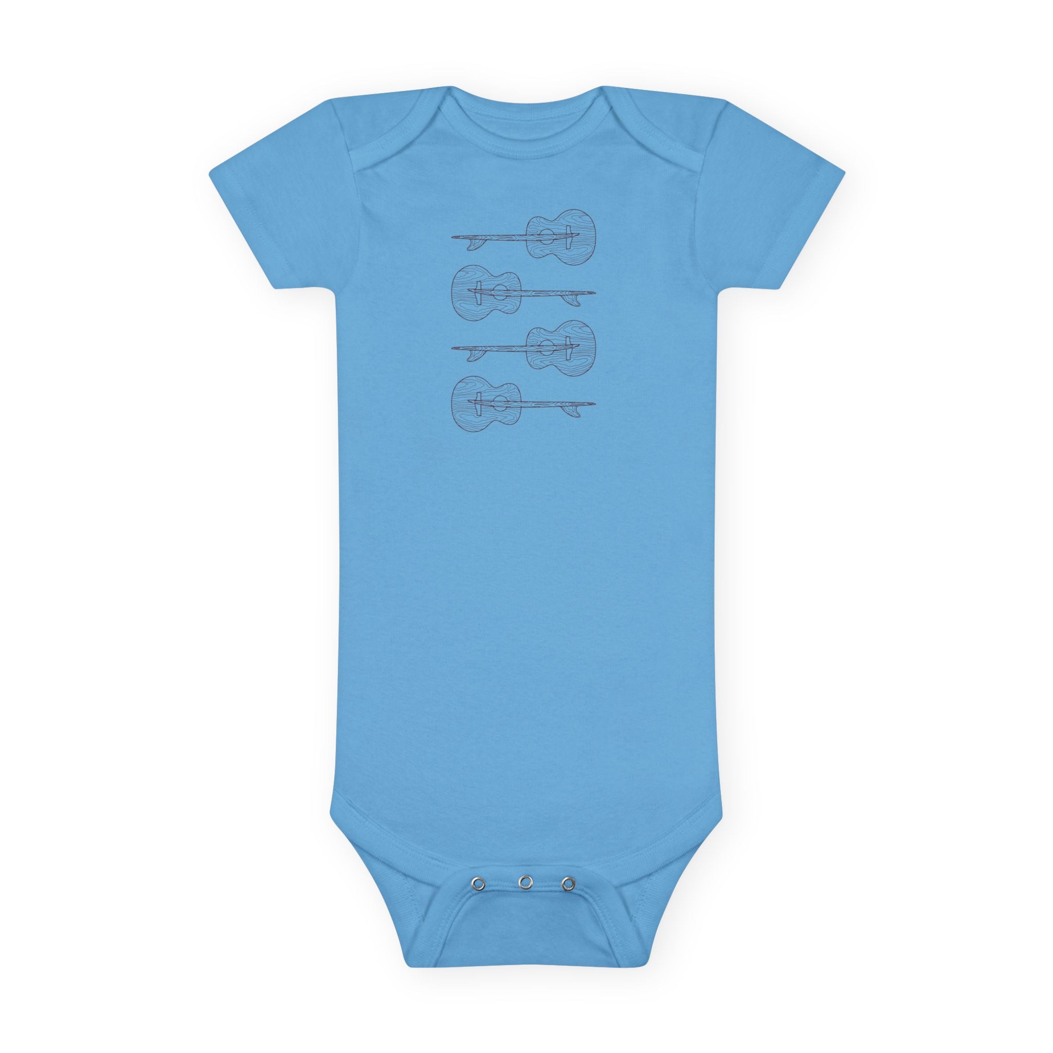Ventana Santa Cruz Guitar Collab baby cotton onesie image 1