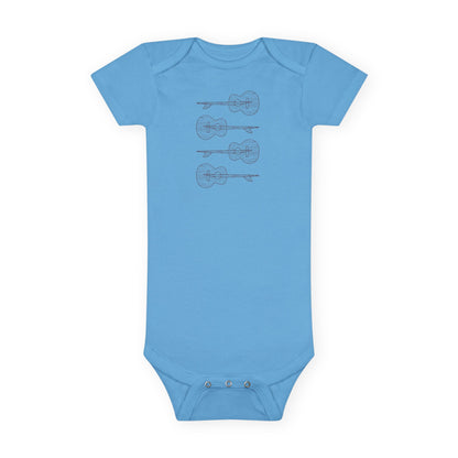 Ventana Santa Cruz Guitar Collab baby cotton onesie image 1