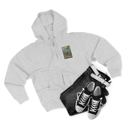 Kelp Forest Lotería zip fleece hoodie image 8