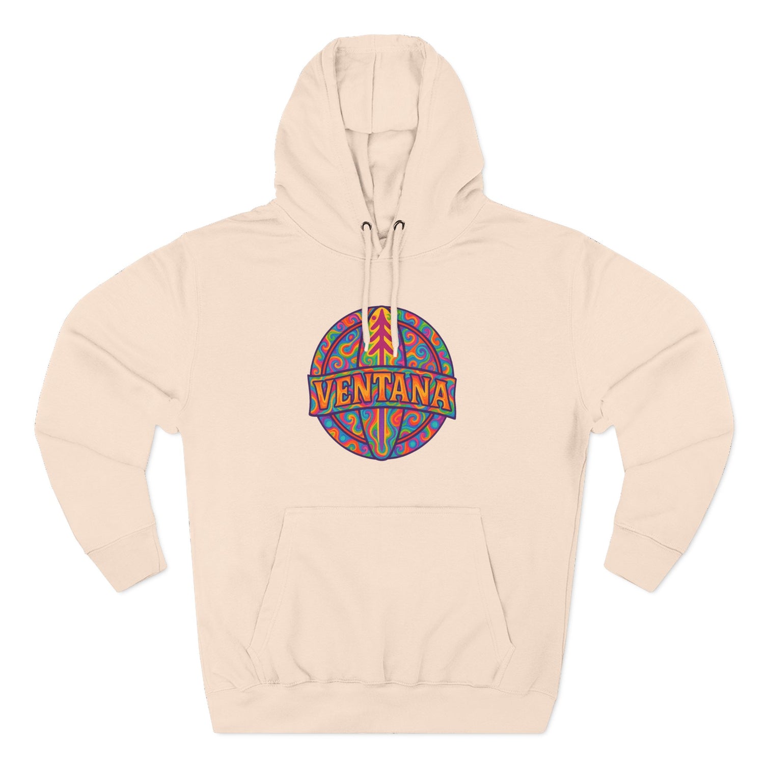 Ventana Psychedelic Treefish Logo fleece hoodie image 8