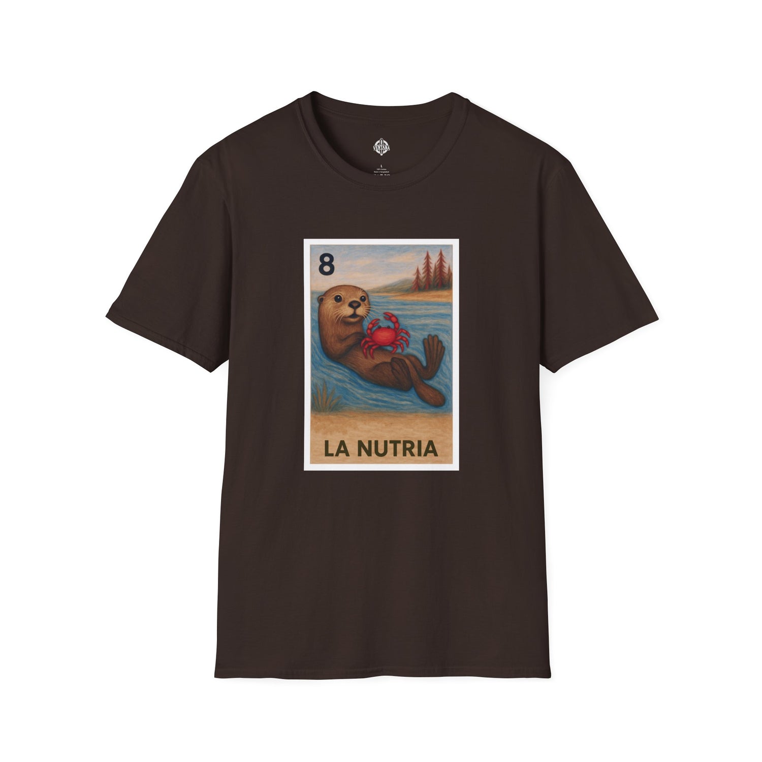 Sea Otter Lotería cotton t-shirt image 7