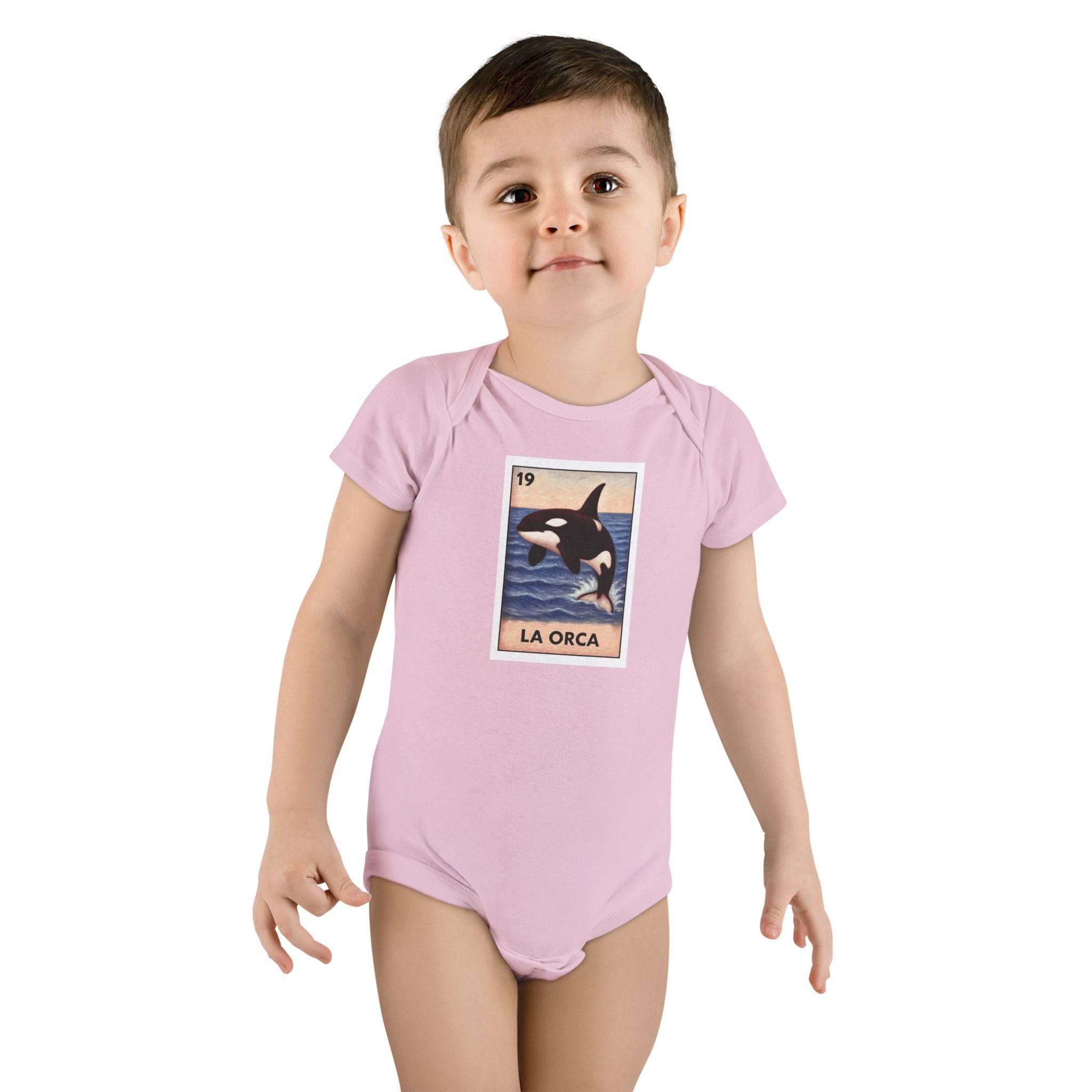 Orca Lotería baby cotton onesie image 15