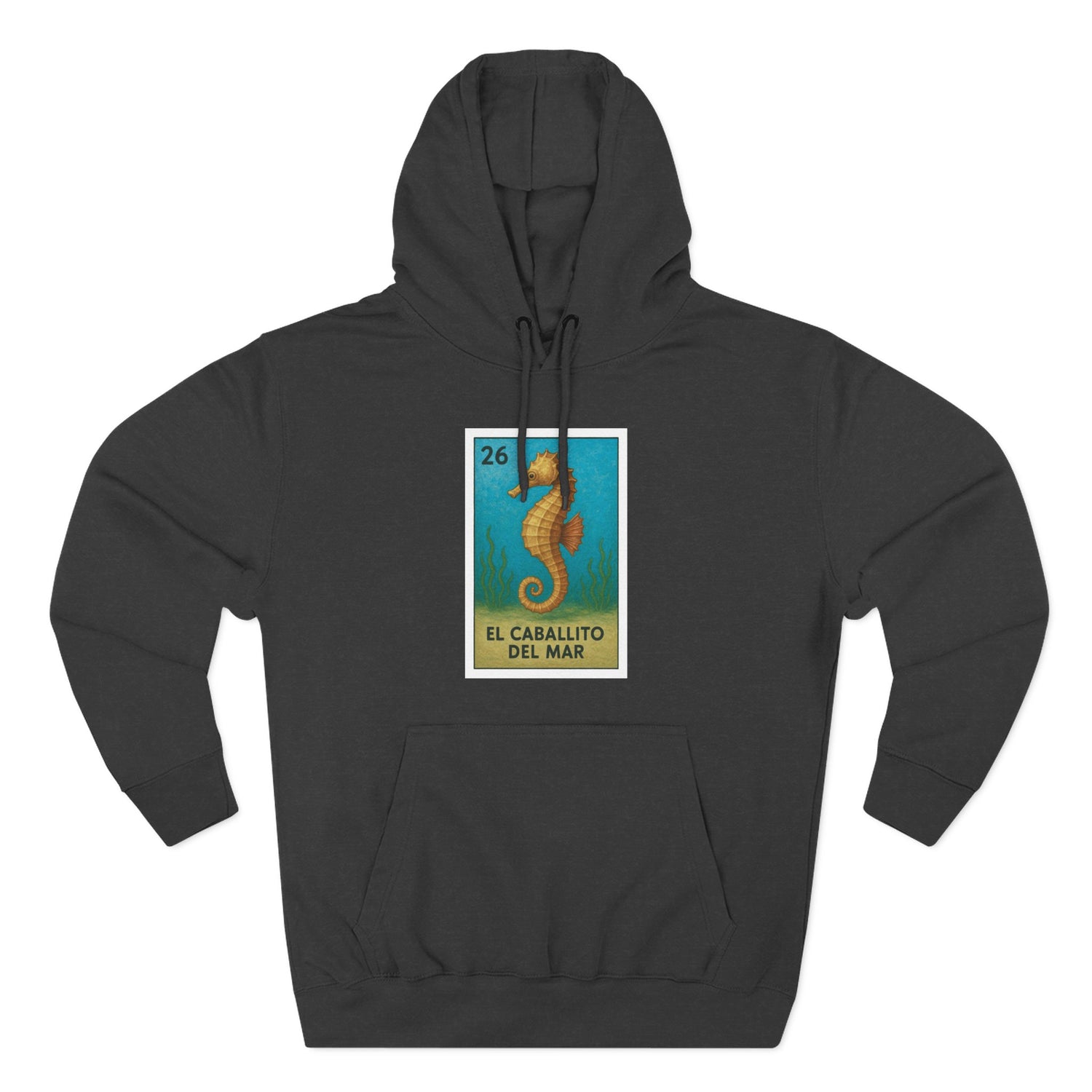 Seahorse Lotería fleece hoodie image 4