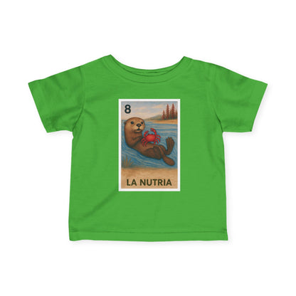 Sea Otter Lotería infant cotton t-shirt image 8