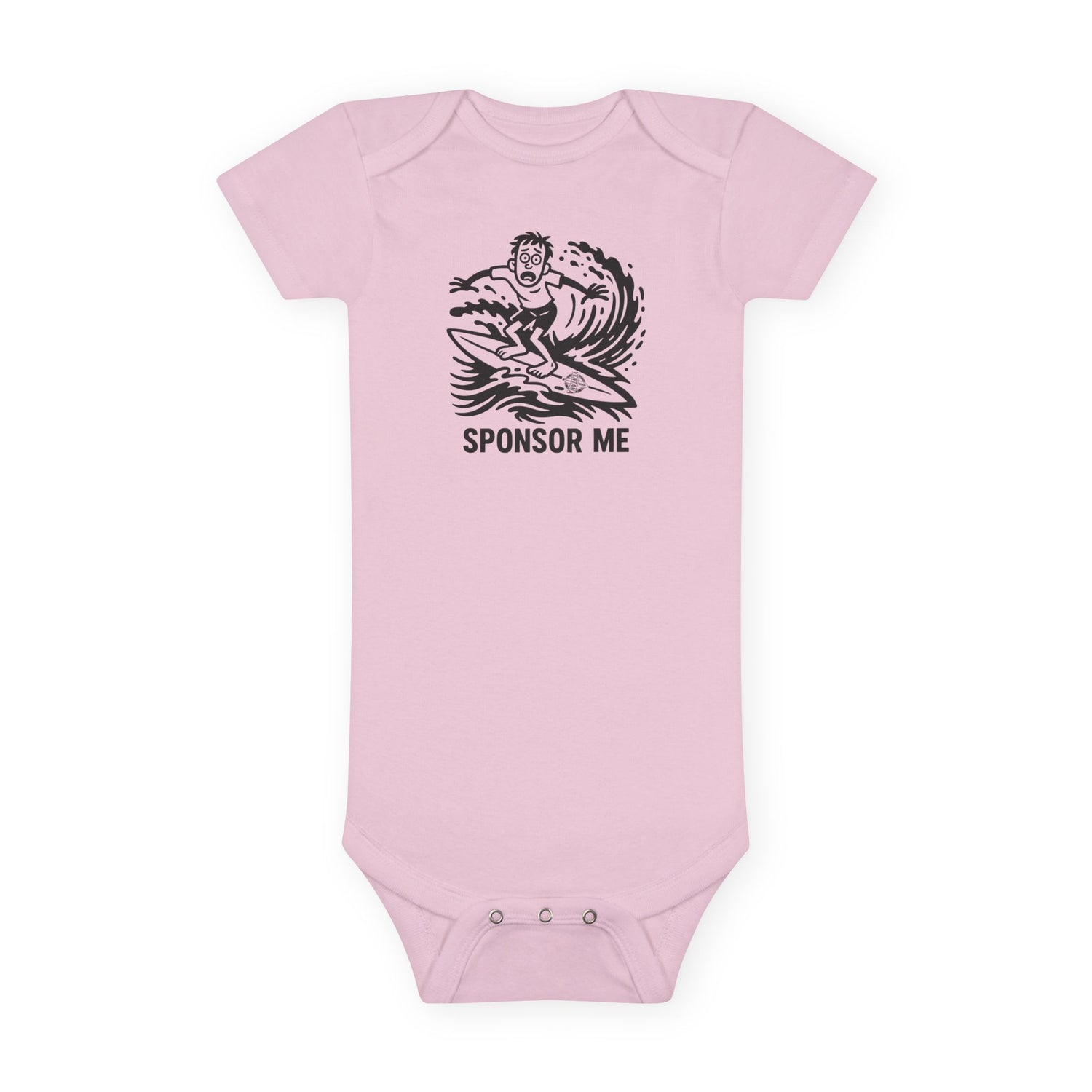 Sponsor Me - Baby Short Sleeve 100% Cotton Onesie