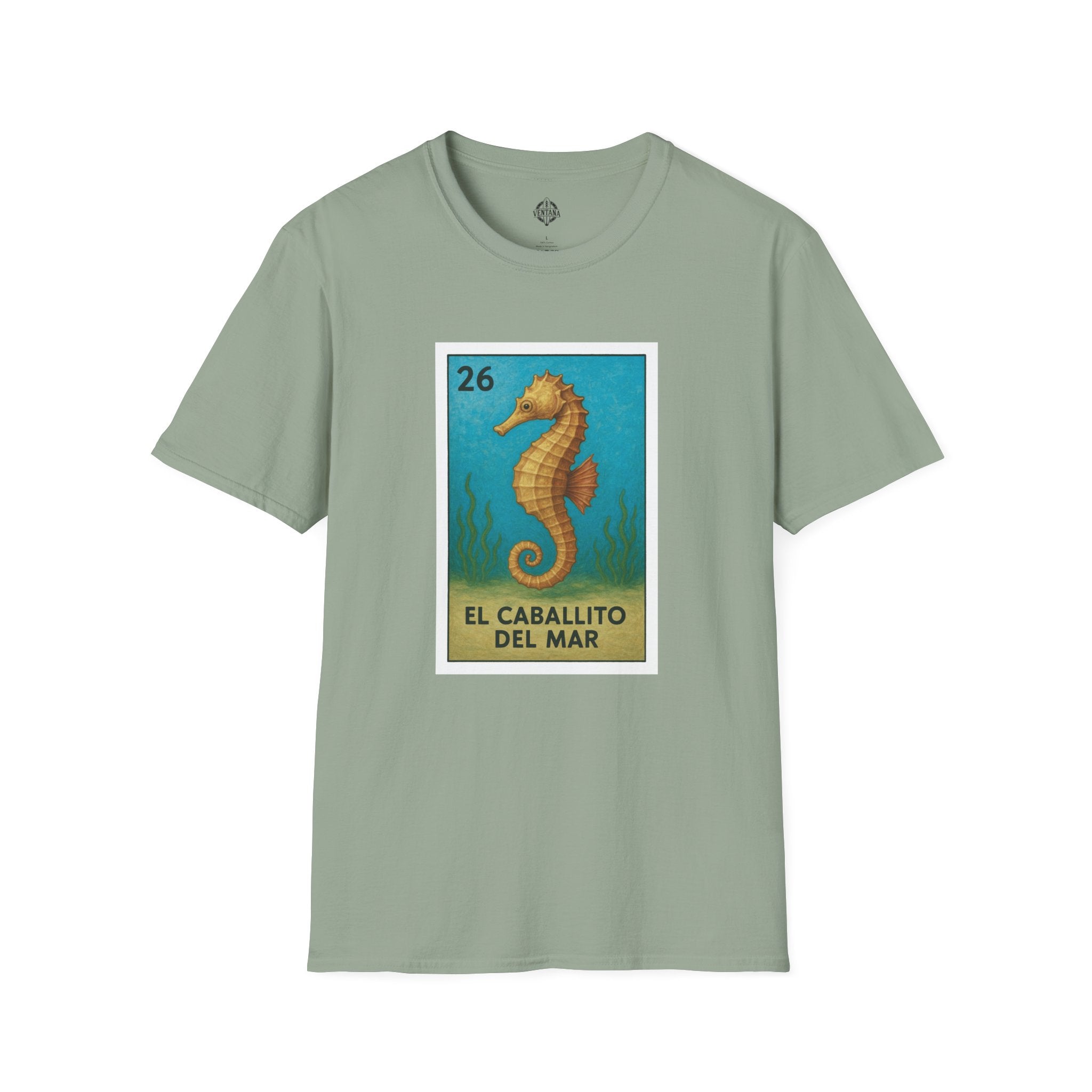 Seahorse Lotería cotton t-shirt image 9