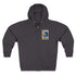 Wave Lotería zip fleece hoodie image 3