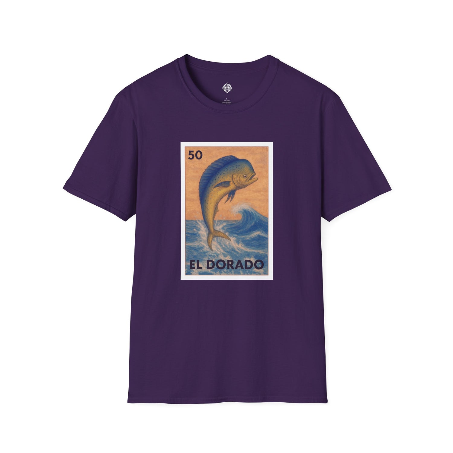 Dorado Lotería Unisex - Soft Style U.S. Cotton T-Shirt (El Dorado)