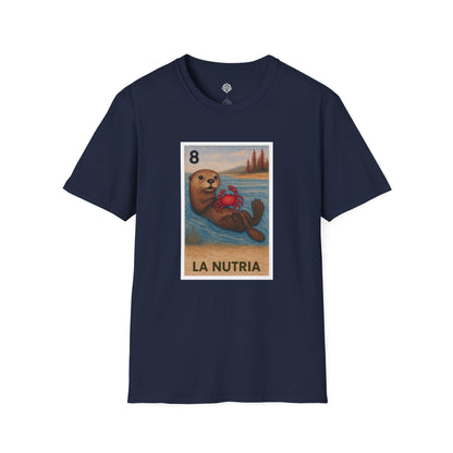 Sea Otter Lotería cotton t-shirt image 1