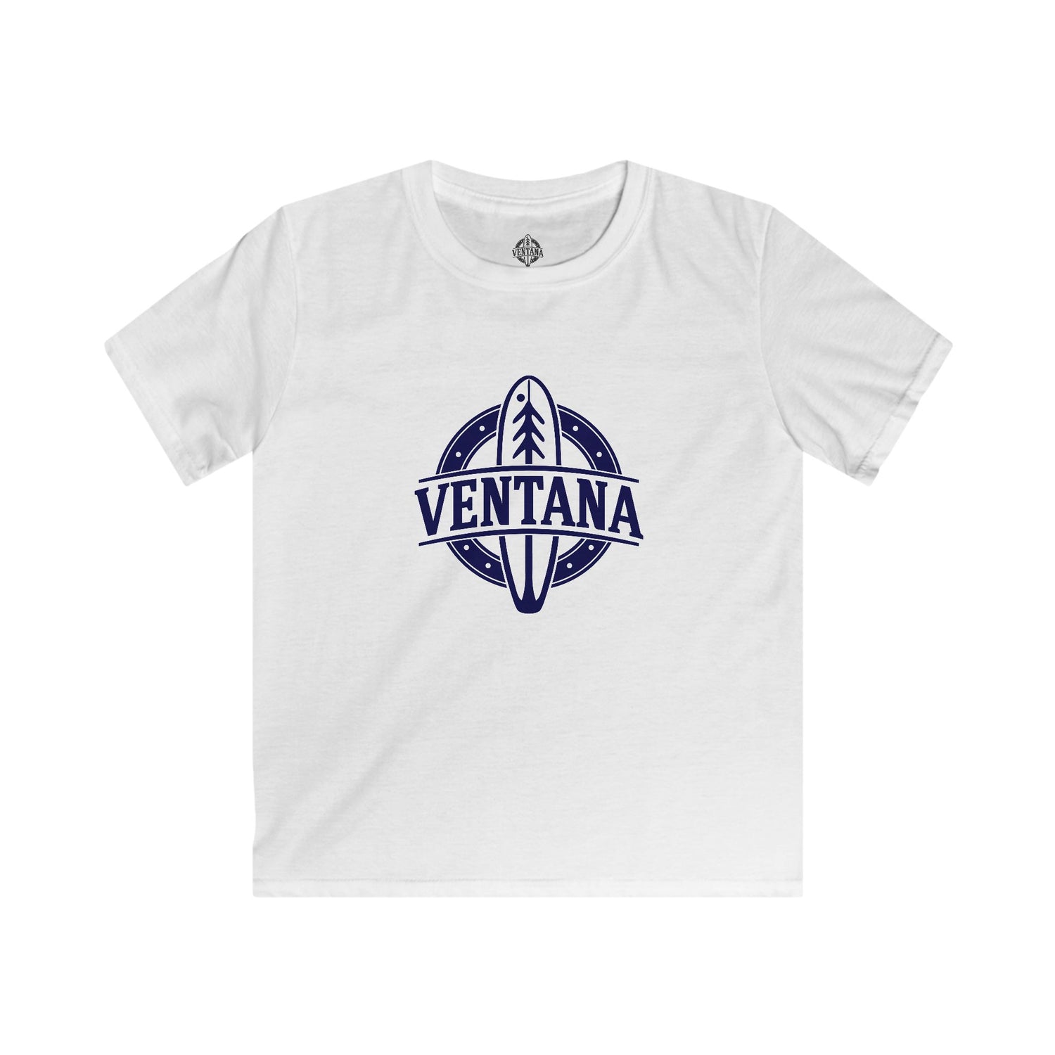 Ventana Psychedelic Treefish Logo kids soft style t-shirt image 4