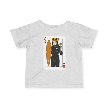 Queen of Hearts Surfer infant cotton t-shirt product image 5