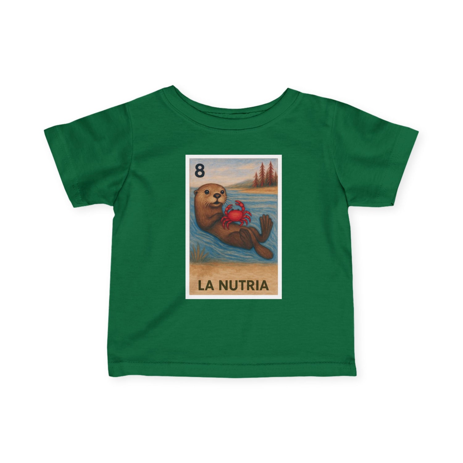 Sea Otter Lotería infant cotton t-shirt image 9
