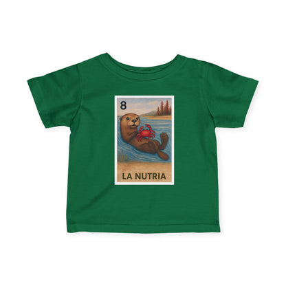 Sea Otter Lotería infant cotton t-shirt image 9