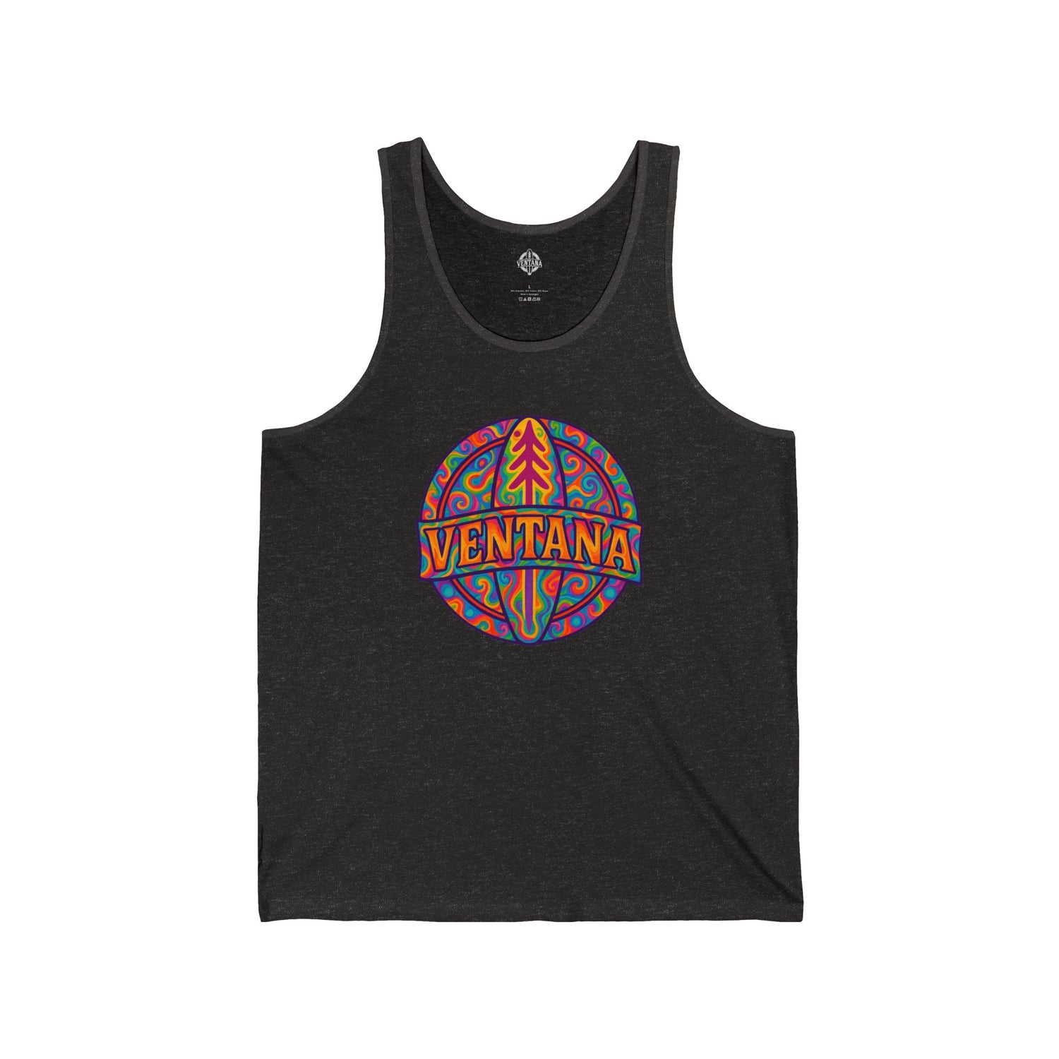 Ventana Psychedelic Treefish Logo jersey tank top image 4