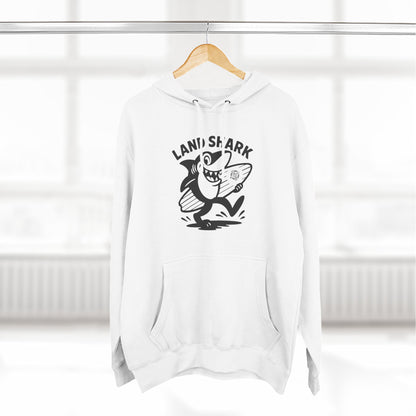 Land Shark Unisex - Pull-Over Cotton Blend Fleece Hoodie
