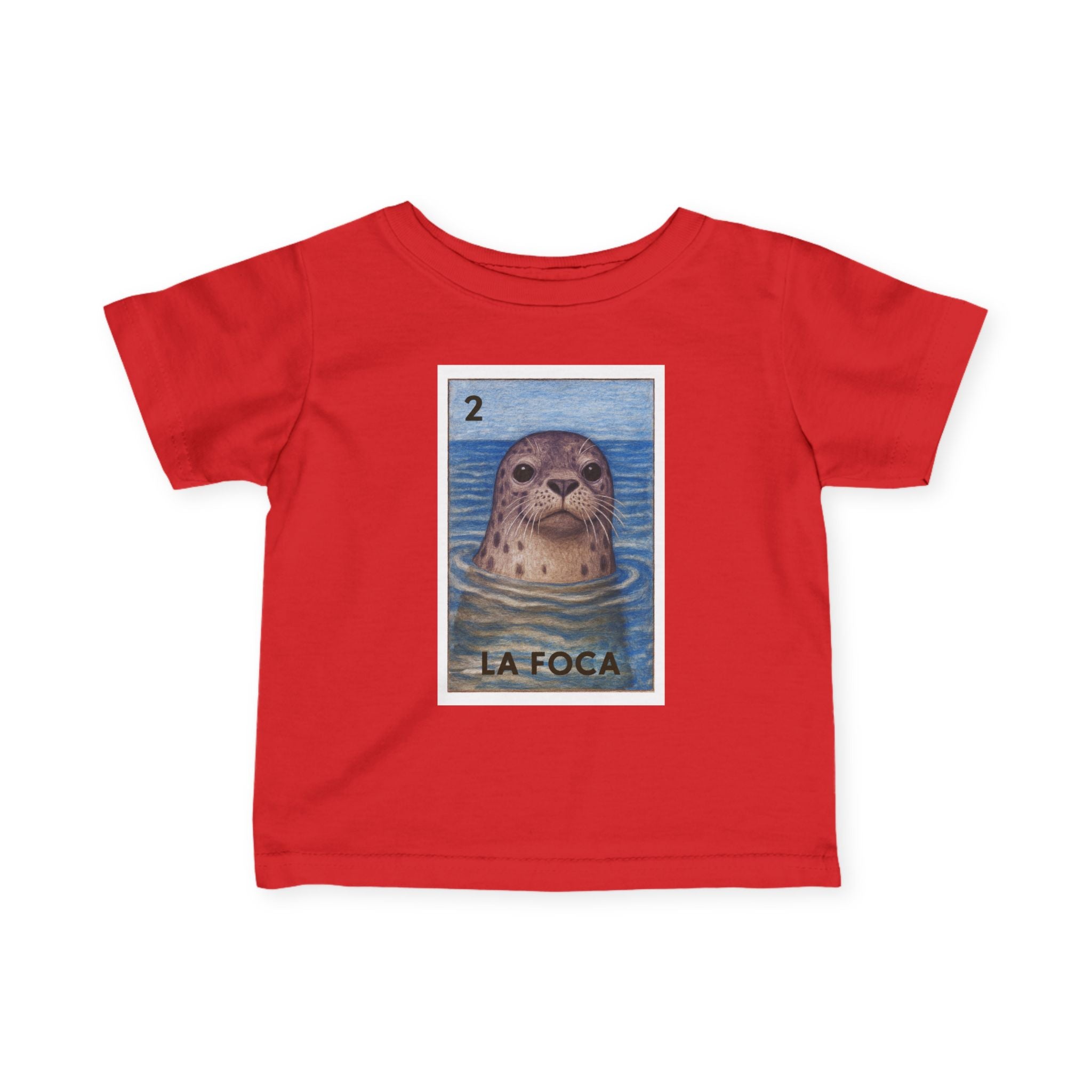 Seal Lotería infant cotton t-shirt image 16