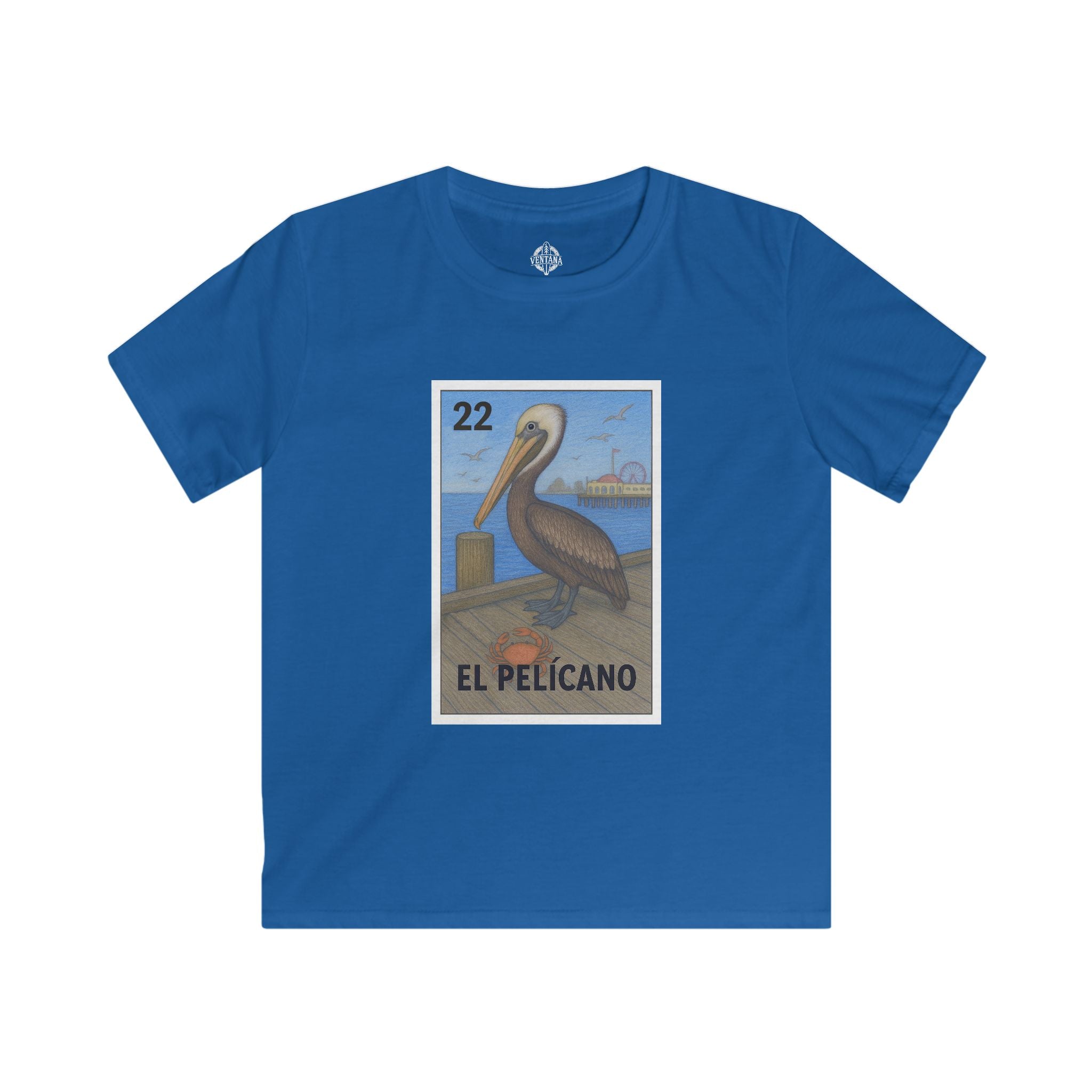 Pelican Lotería kids soft style t-shirt image 10