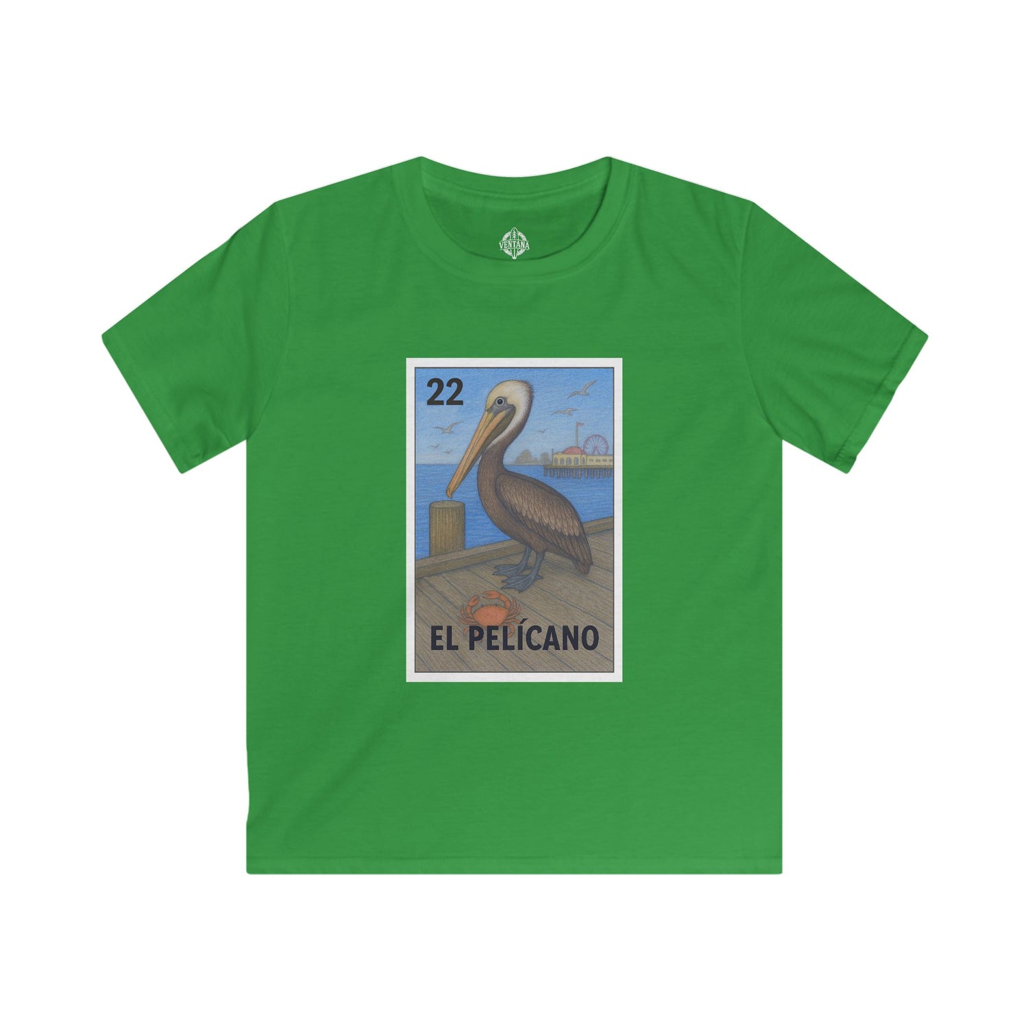 Pelican Lotería kids soft style t-shirt image 8