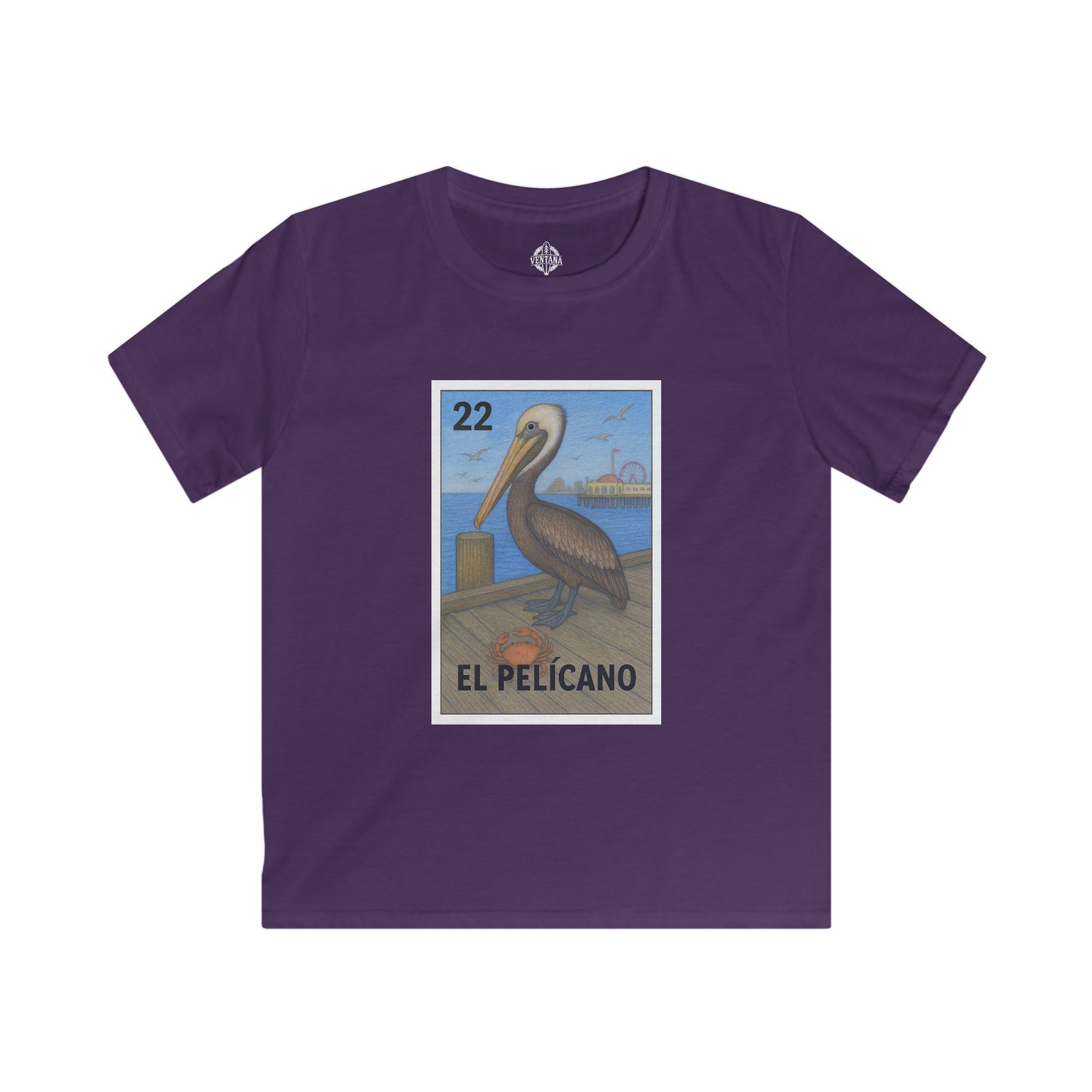 Pelican Lotería kids soft style t-shirt image 11