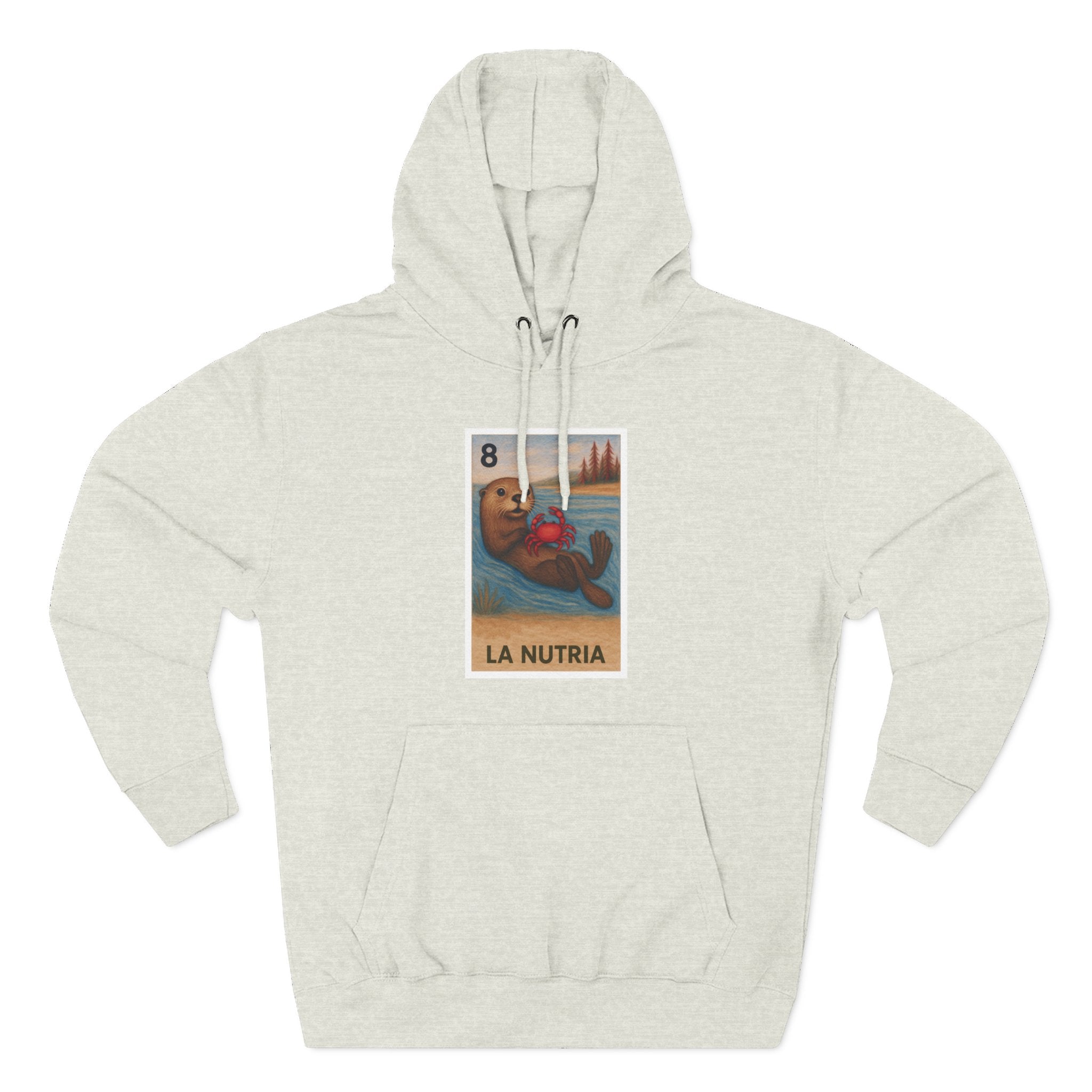 Sea Otter Lotería fleece hoodie image 2