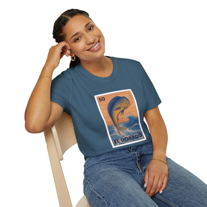 Dorado Lotería Unisex - Soft Style U.S. Cotton T-Shirt (El Dorado)