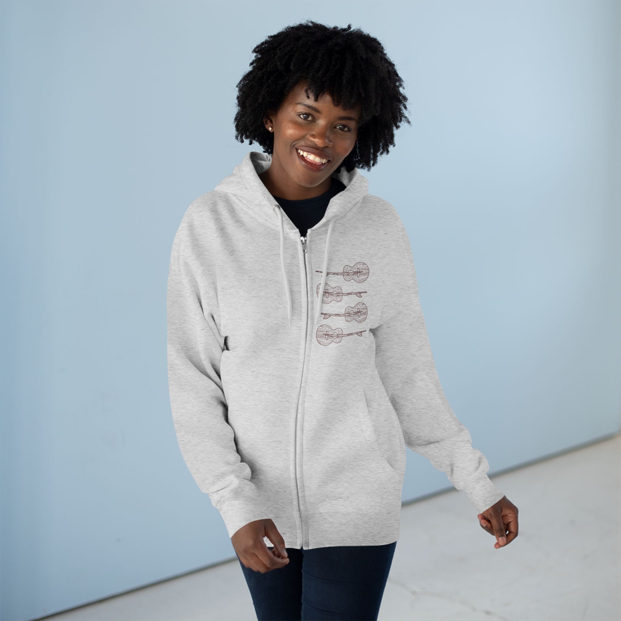 Ventana Santa Cruz Guitar Collab zip fleece hoodie image 10