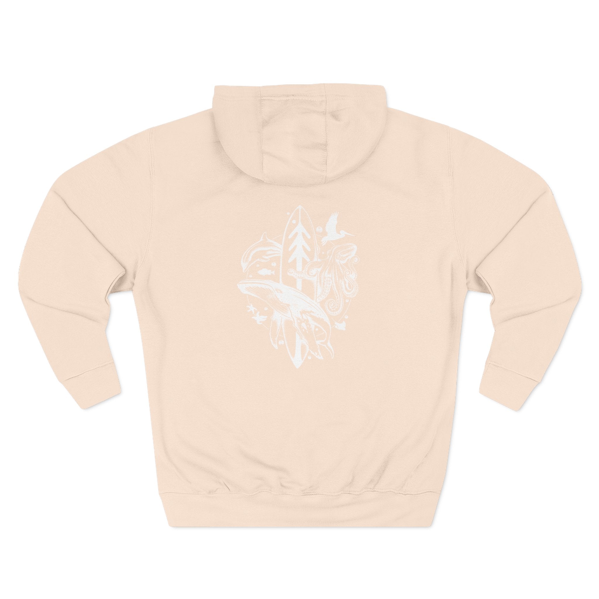 Whale Lotería fleece hoodie image 7