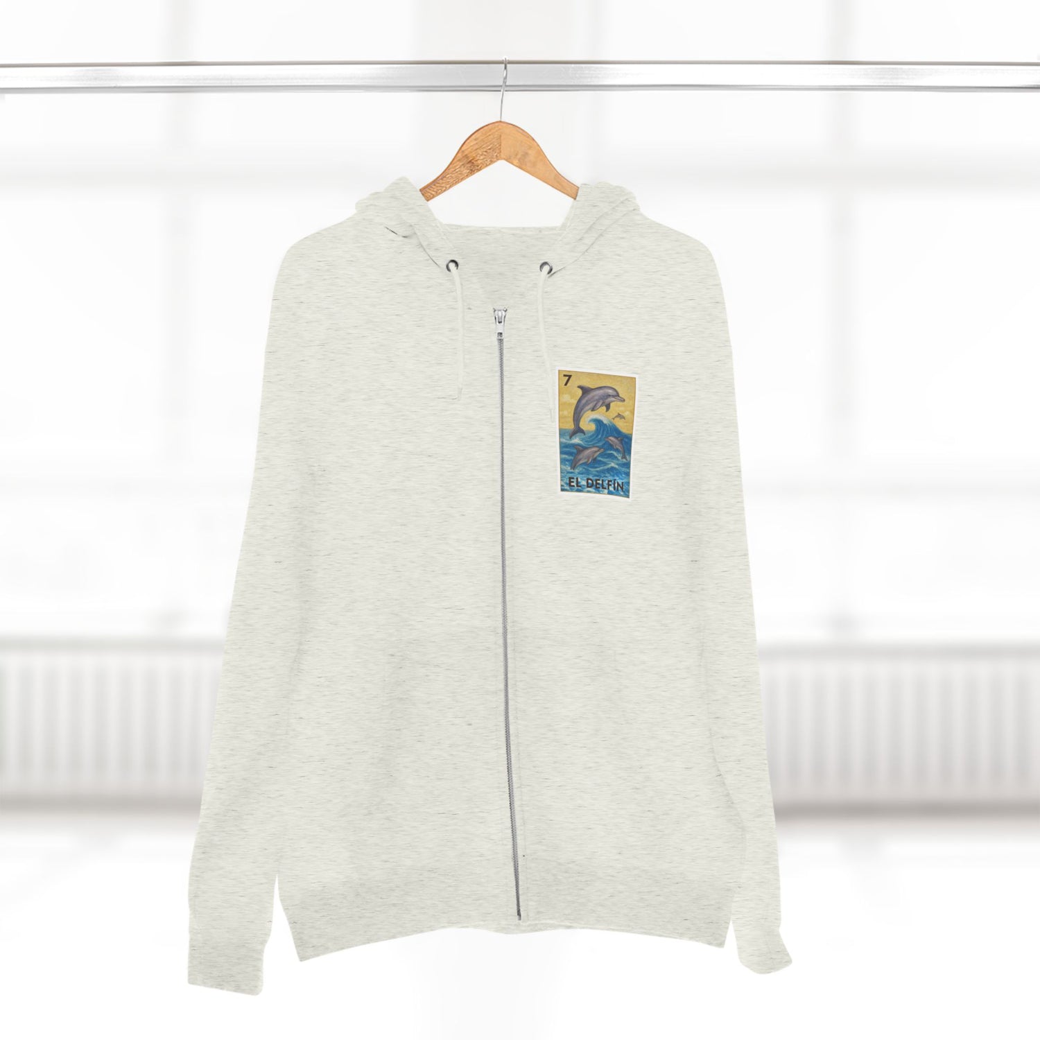 Dolphin Lotería Zip Hoodie