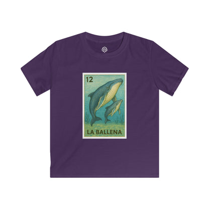 Whale Lotería kids soft style t-shirt image 10