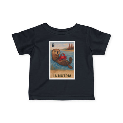 Sea Otter Lotería infant cotton t-shirt image 3