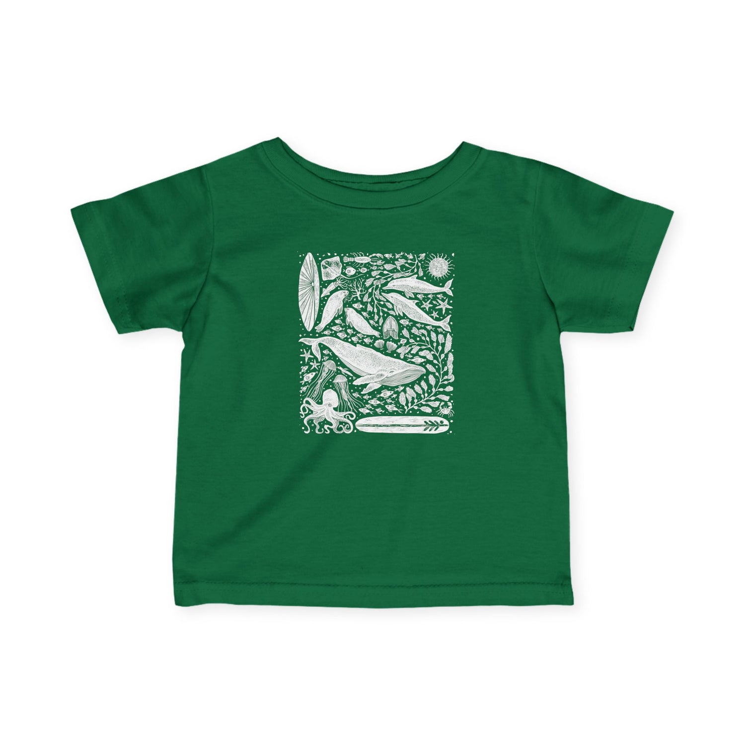 Ventana Marine Life by Lili Arnold infant cotton t-shirt image 10