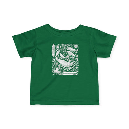 Ventana Marine Life by Lili Arnold infant cotton t-shirt image 10