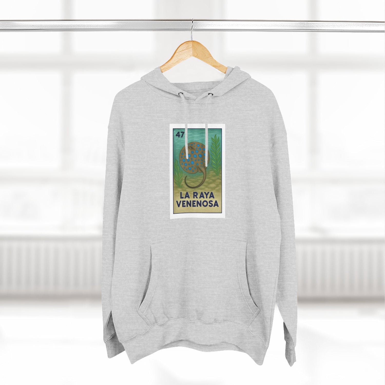 Stingray Lotería fleece hoodie image 19