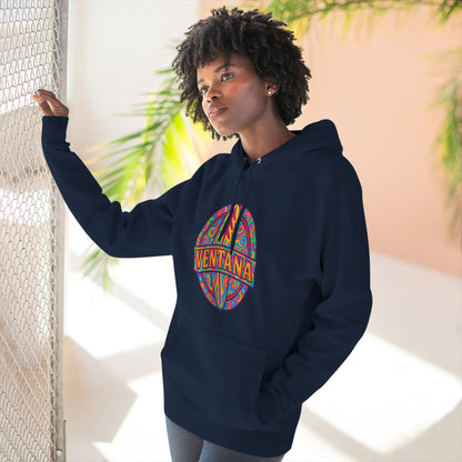 Ventana Psychedelic Treefish Logo fleece hoodie image 10