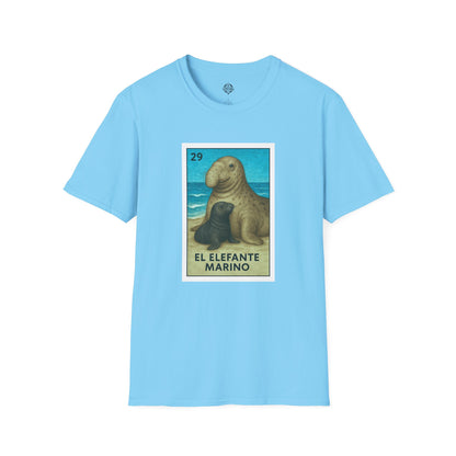 Elephant Seal Lotería cotton t-shirt image 10