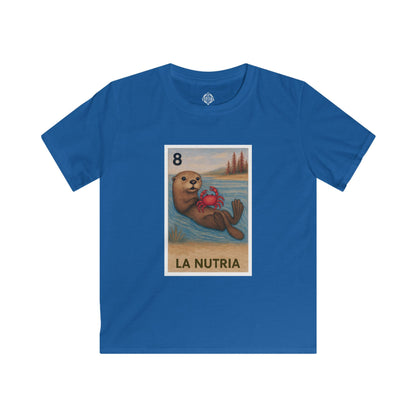 Sea Otter Lotería kids soft style t-shirt image 10