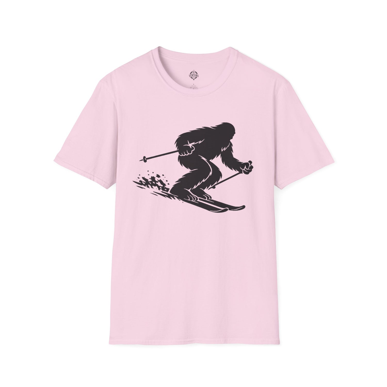 Ventana Shreddy Yeti Ski Unisex - U.S. Cotton T-Shirt