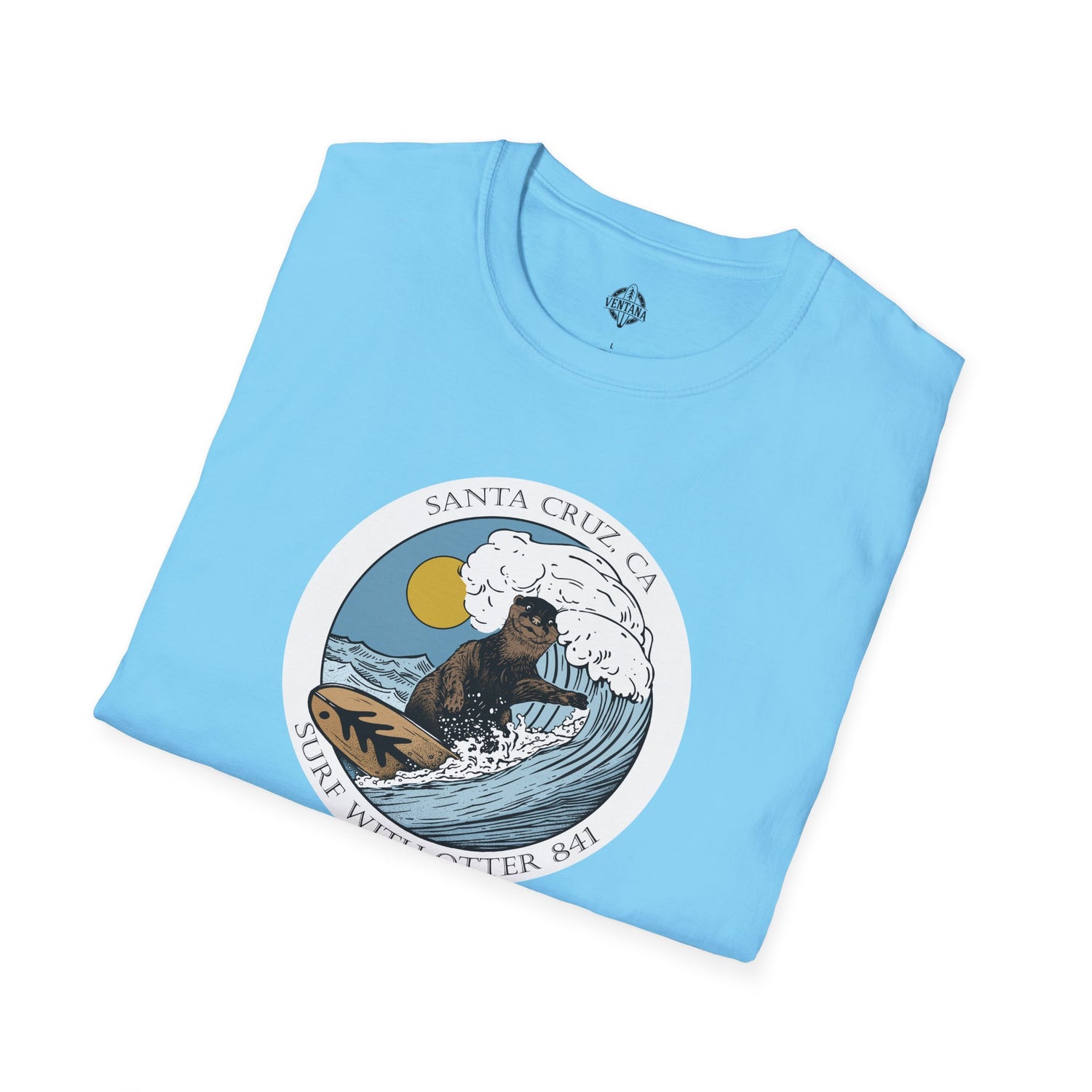 Surf with Otter 841 T-Shirt