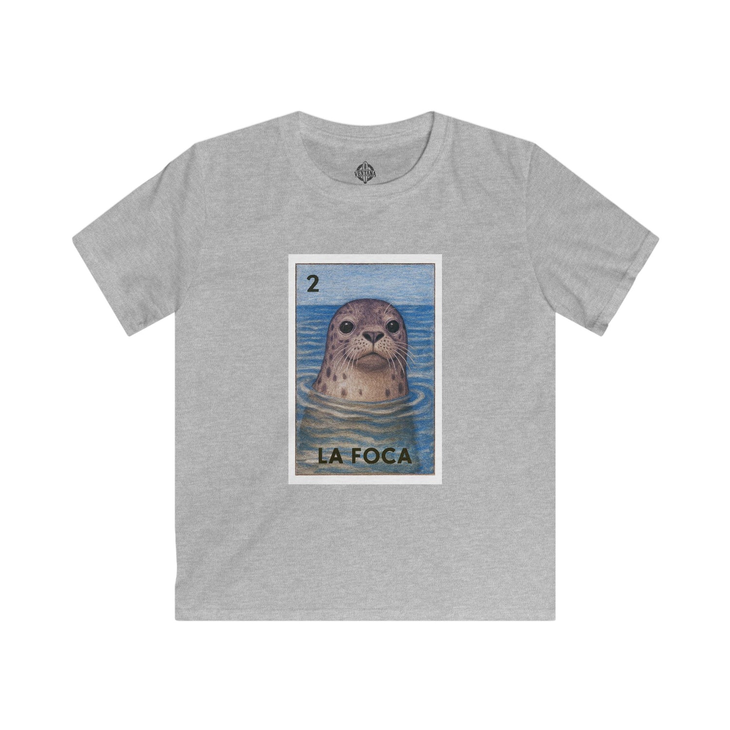 Seal Lotería kids soft style t-shirt image 6
