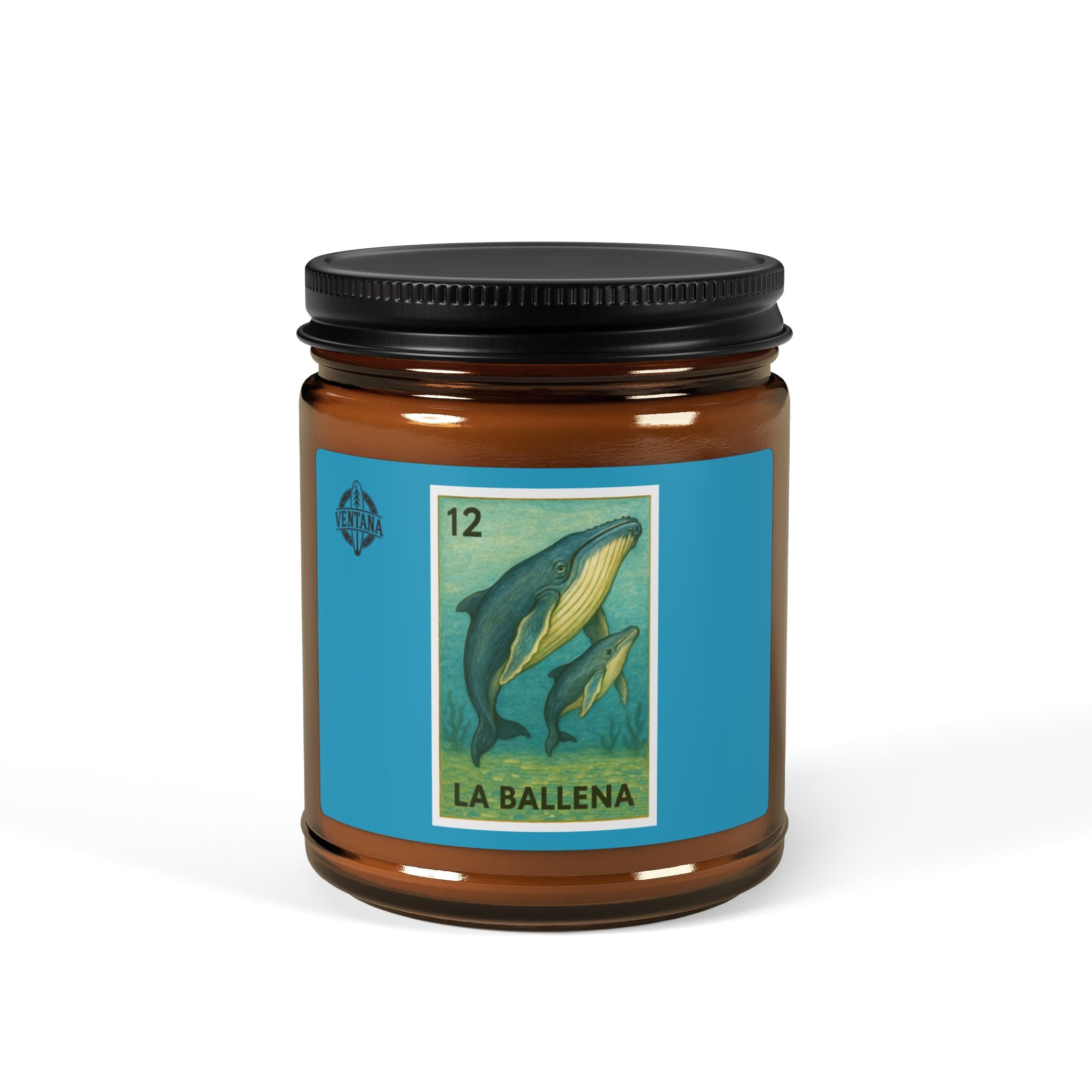 Whale Lotería - Scented Soy Candle (La Ballena)