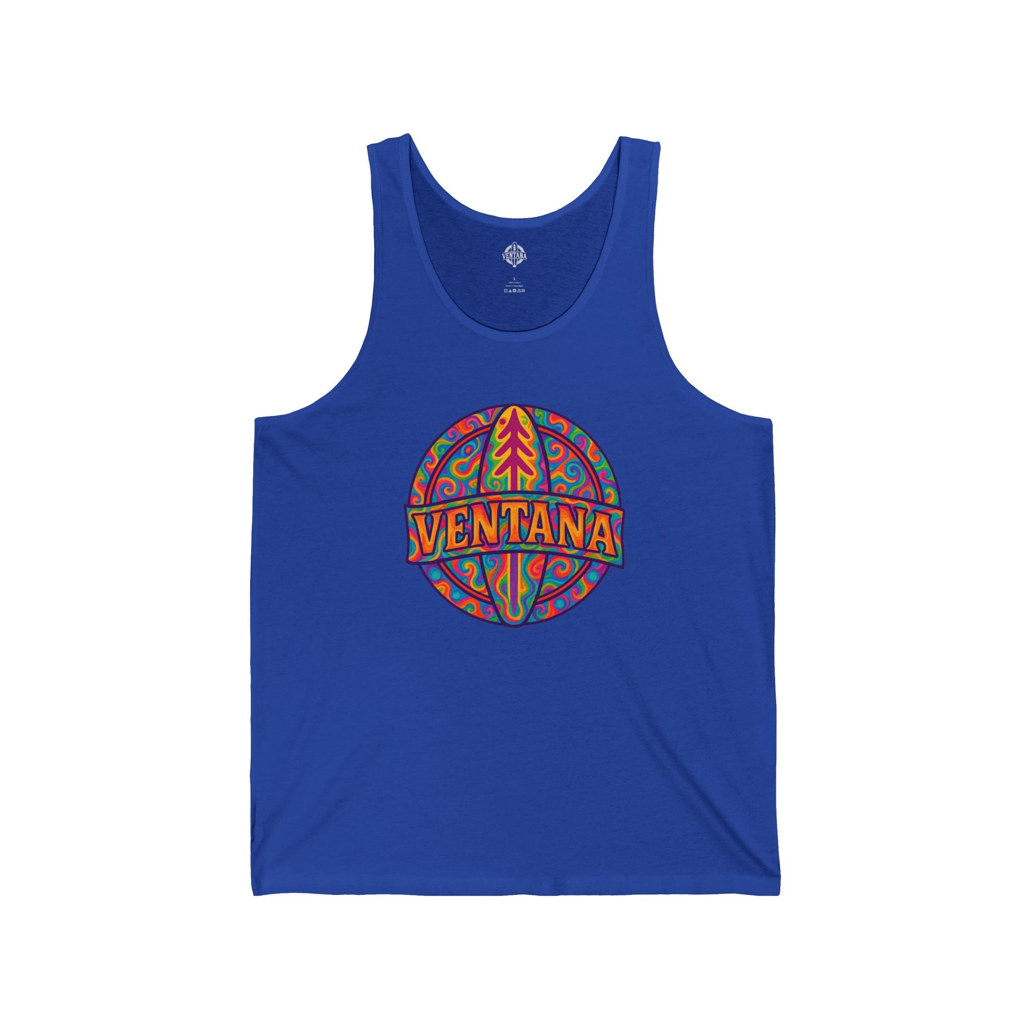 Ventana Psychedelic Treefish Logo jersey tank top image 9