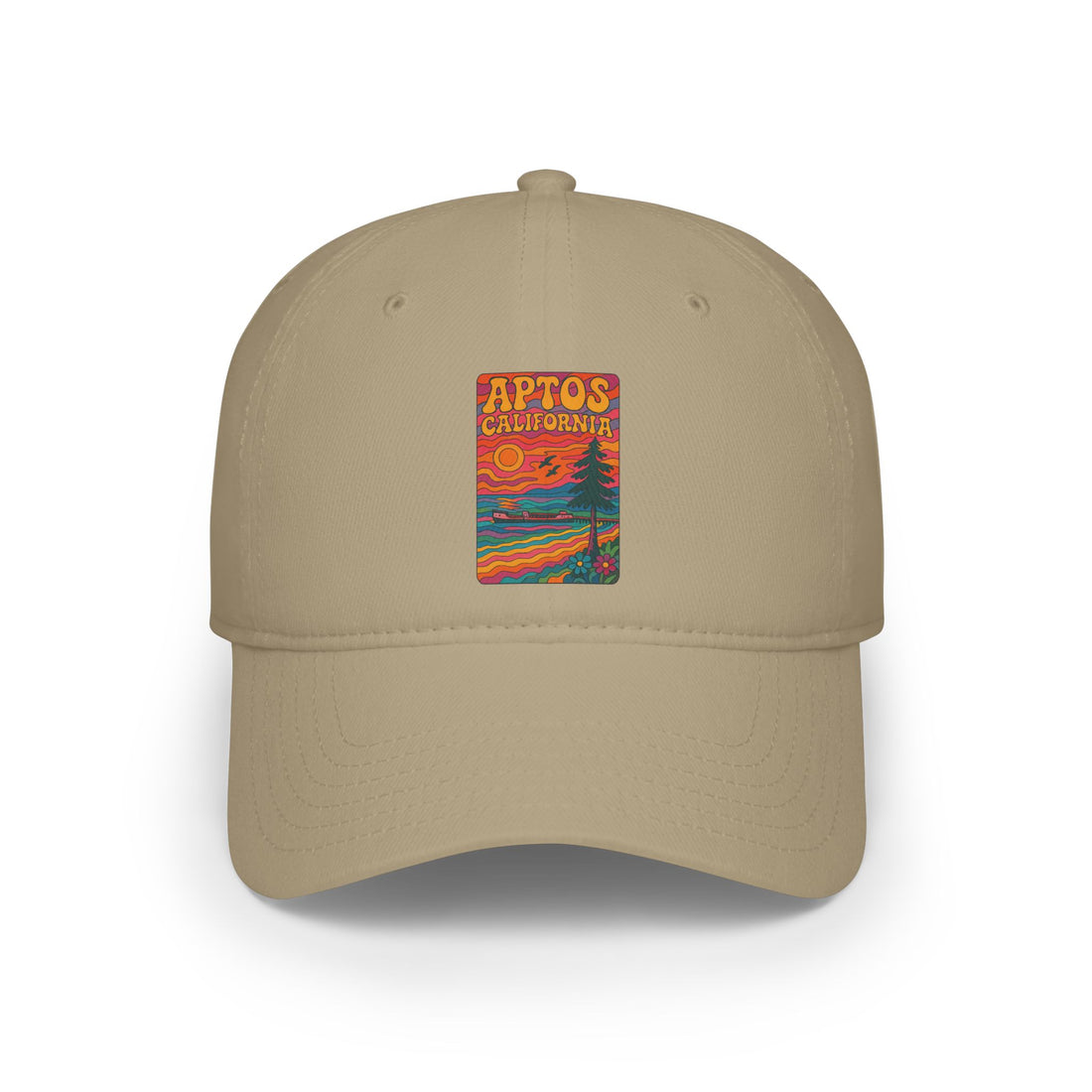 Aptos California Psychedelic - 100% Cotton Baseball Cap