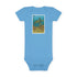Turtle Lotería baby cotton onesie image 1