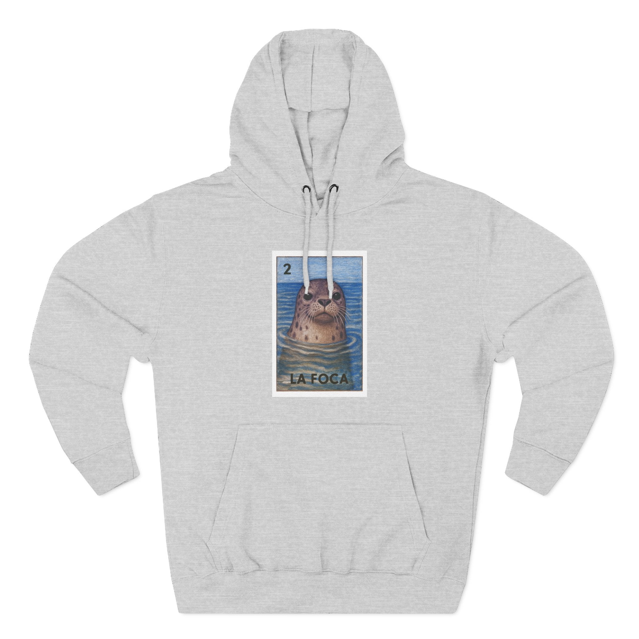 Seal Lotería fleece hoodie image 3
